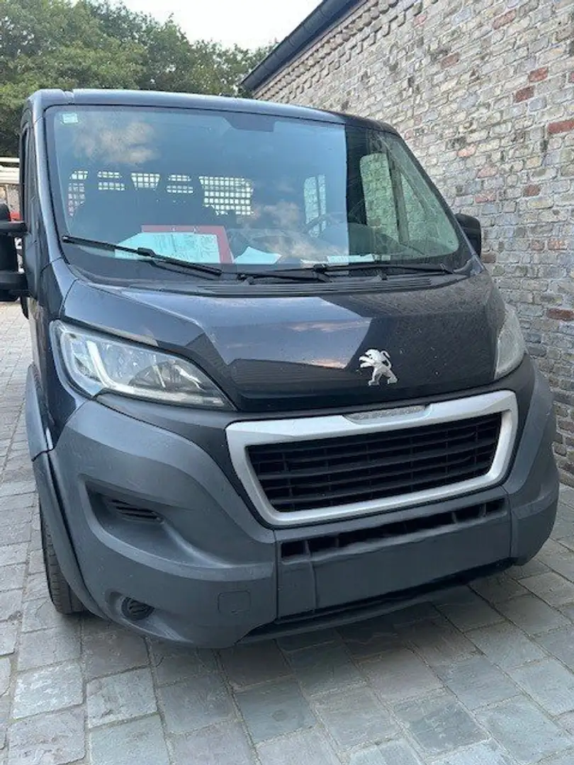 Peugeot Boxer Boxer HDi 435 L4H2 TwinCab Zwart - 1