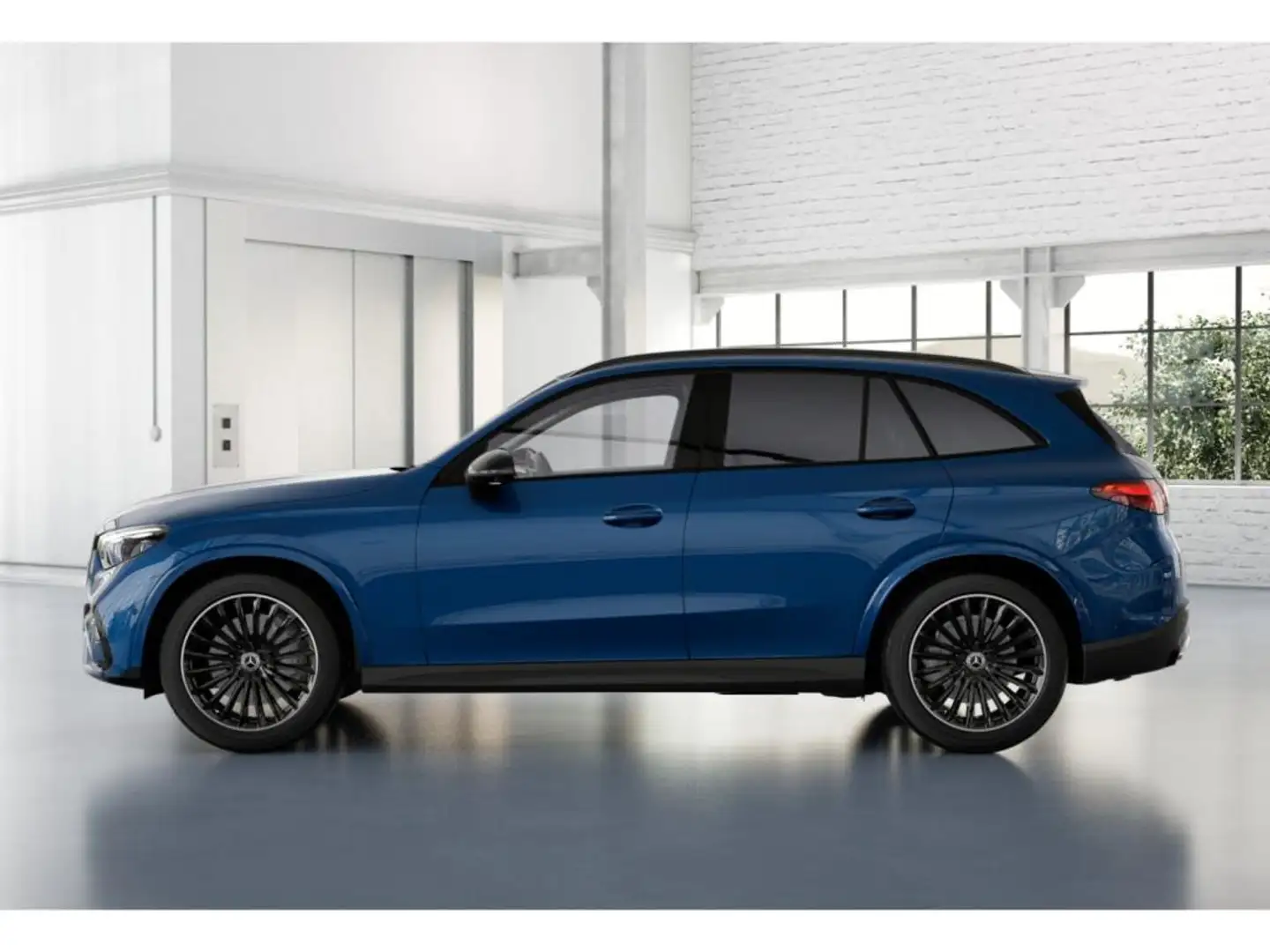 Mercedes-Benz GLC 220 d 4M AMG Advanced+Night+MBUX+Pano+360° Blau - 2