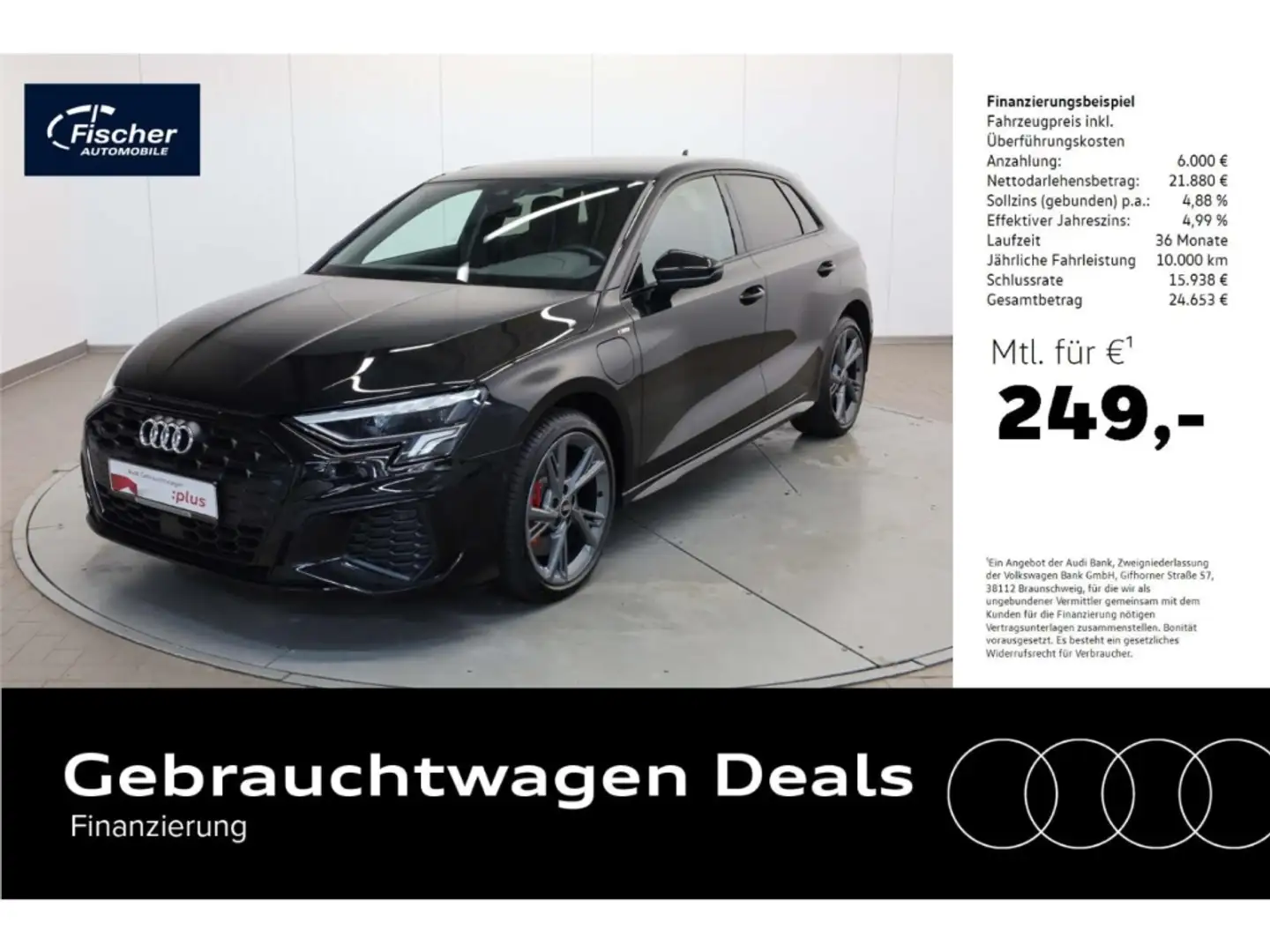 Audi A3 TFSI e 45 Schwarz - 1