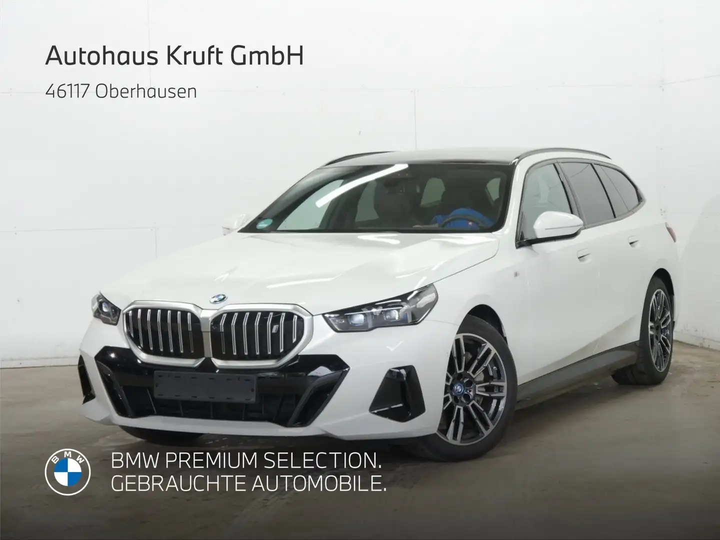 BMW i5 xDrive40 Touring M SPORT+PANO+AHK+B&W sOUND+DAP+PA Weiß - 2