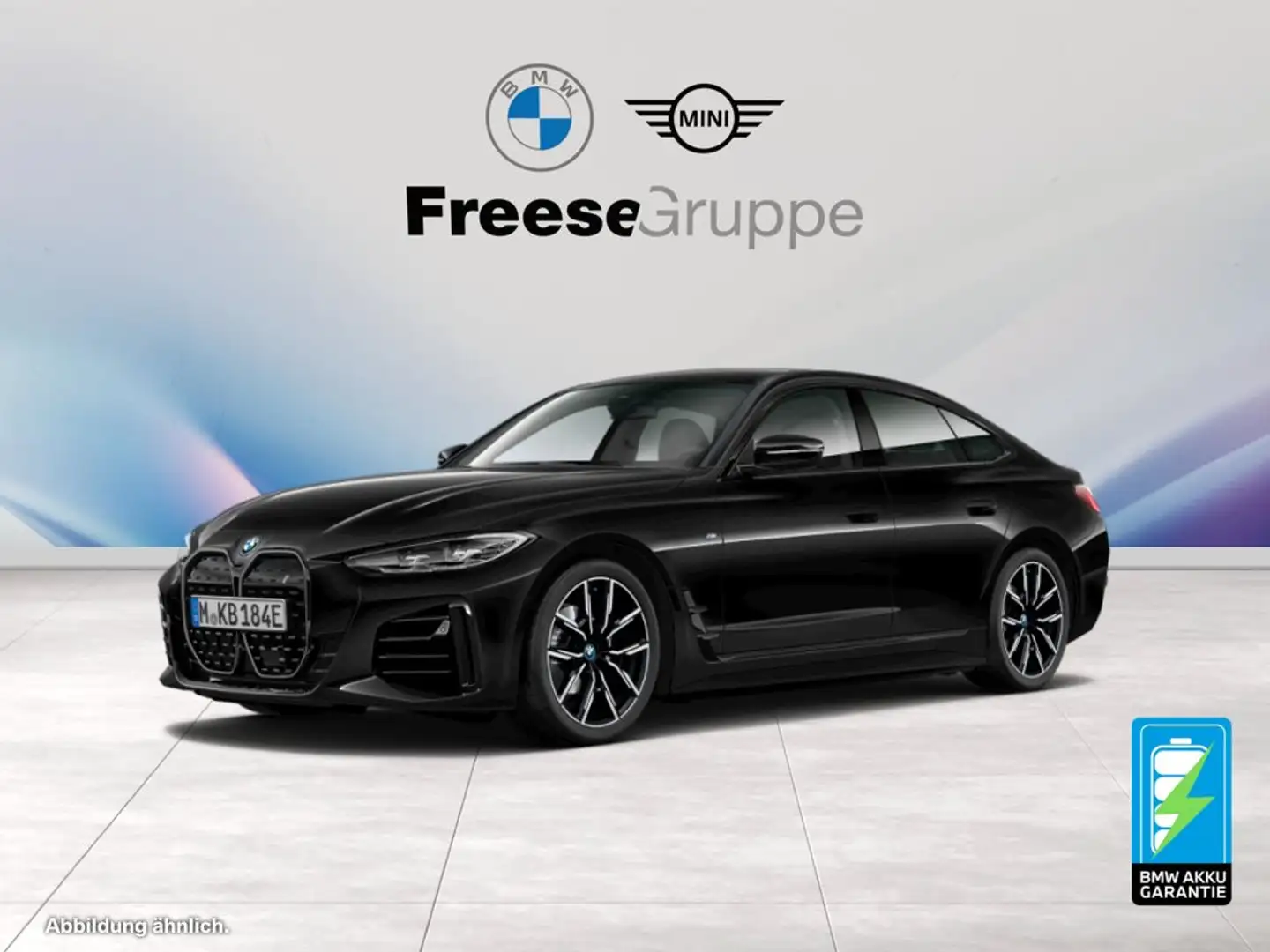 BMW i4 eDrive40 Gran Coupé M Sportpaket DAB Schwarz - 1