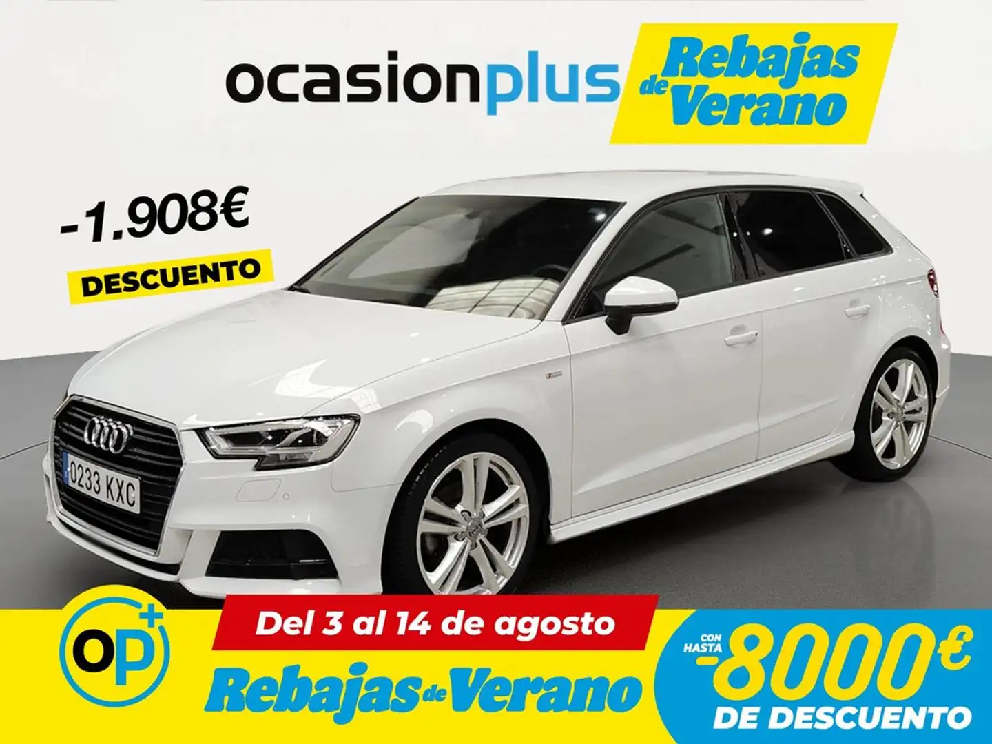 Audi A3 Sportback 35 TFSI S line 110kW Blanco - 1