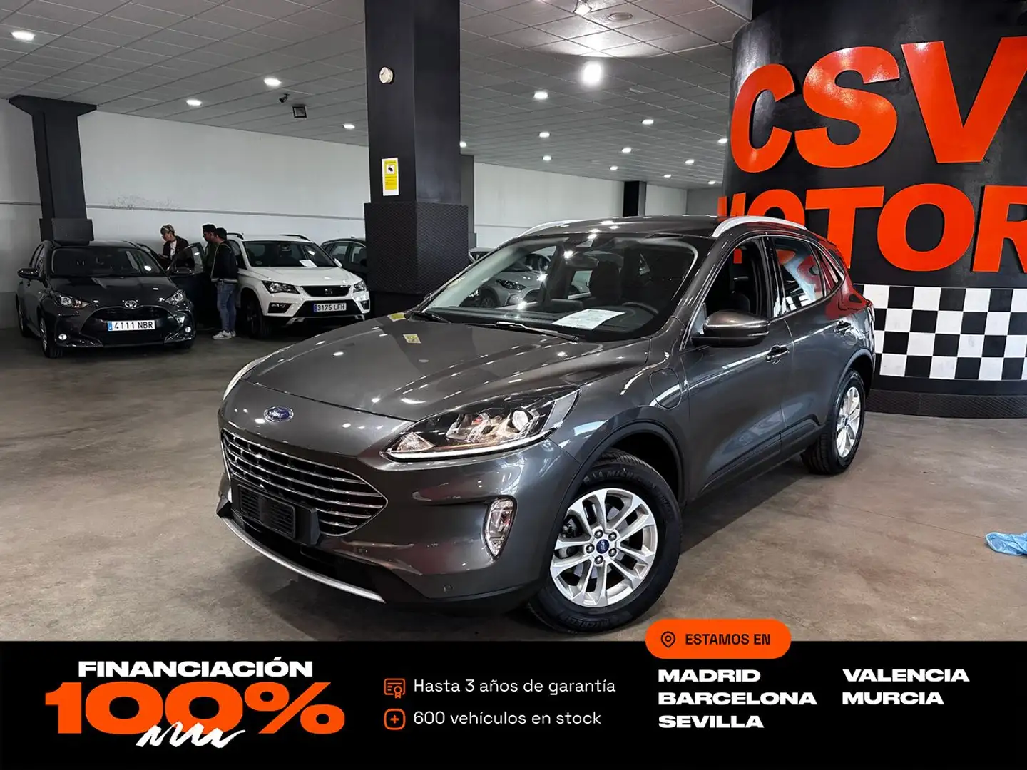 Ford Kuga Titanium 2.5 Duratec PHEV 165kW Auto Gris - 1