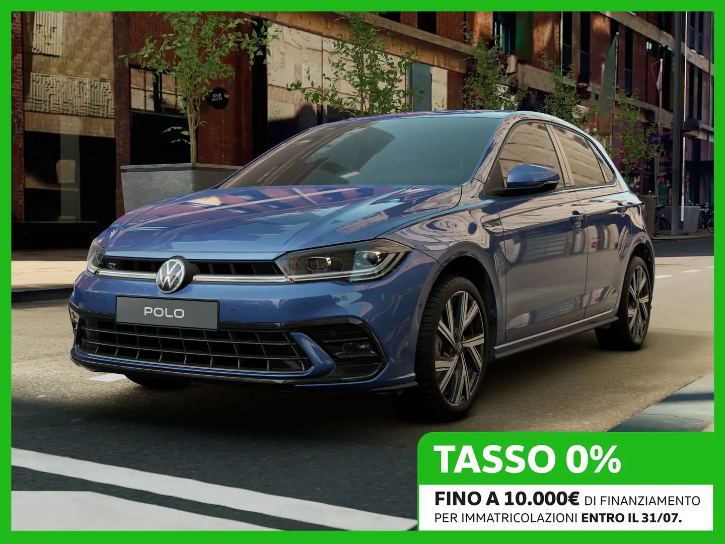 Volkswagen Polo 1.0 tsi 110cv r line dsg + Tech P. (4 ANNI GAR) Blu/Azzurro - 1