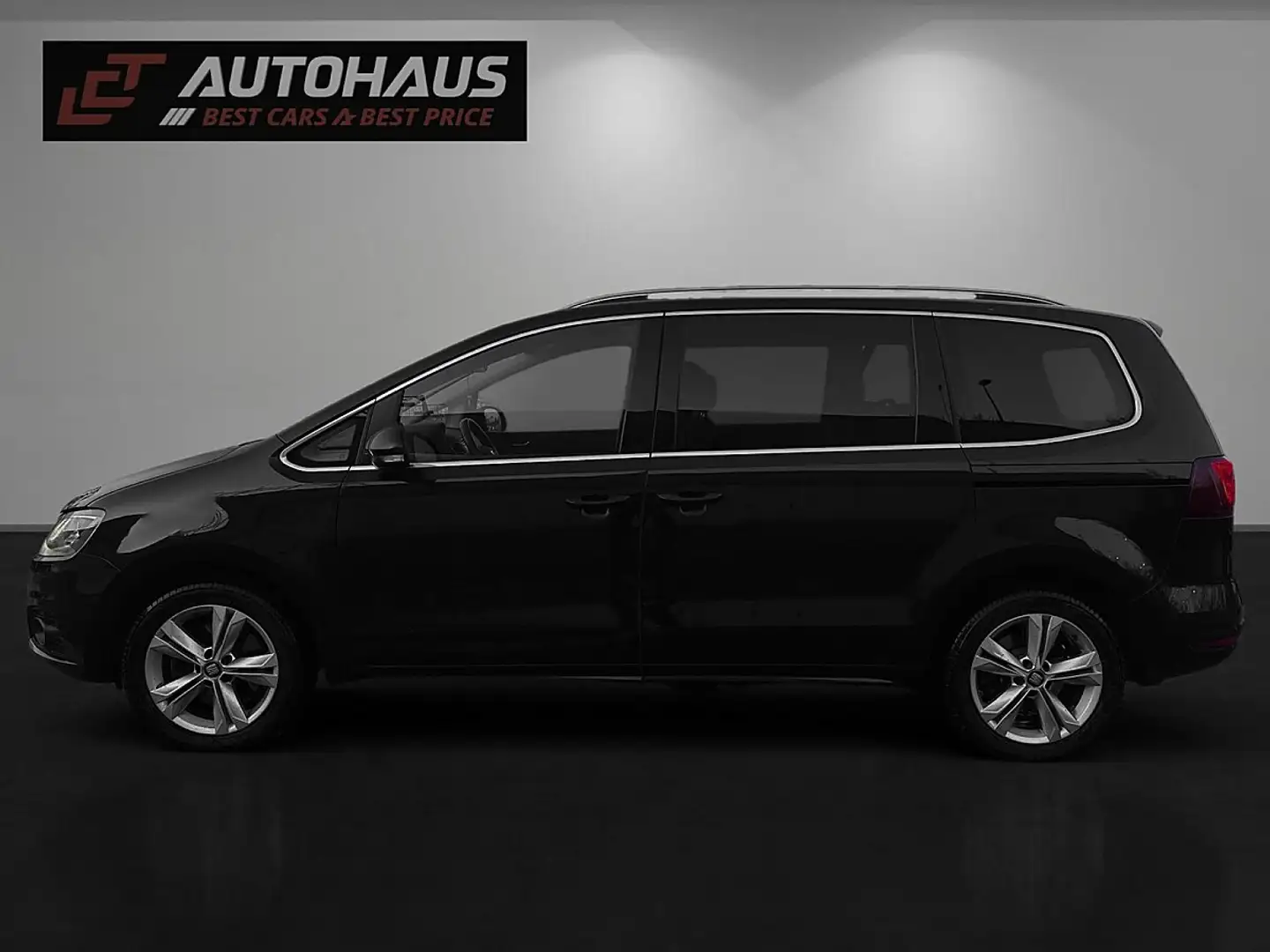 SEAT Alhambra Xcellence 2,0 TDI DSG 4WD | 1.BESITZ | MwSt.AUSW | Schwarz - 2