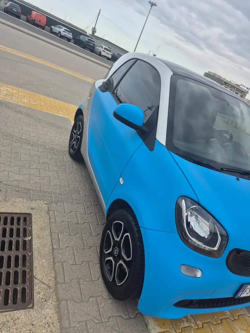 smart forTwo smart 1.0 mhd azzurro opaco - 2
