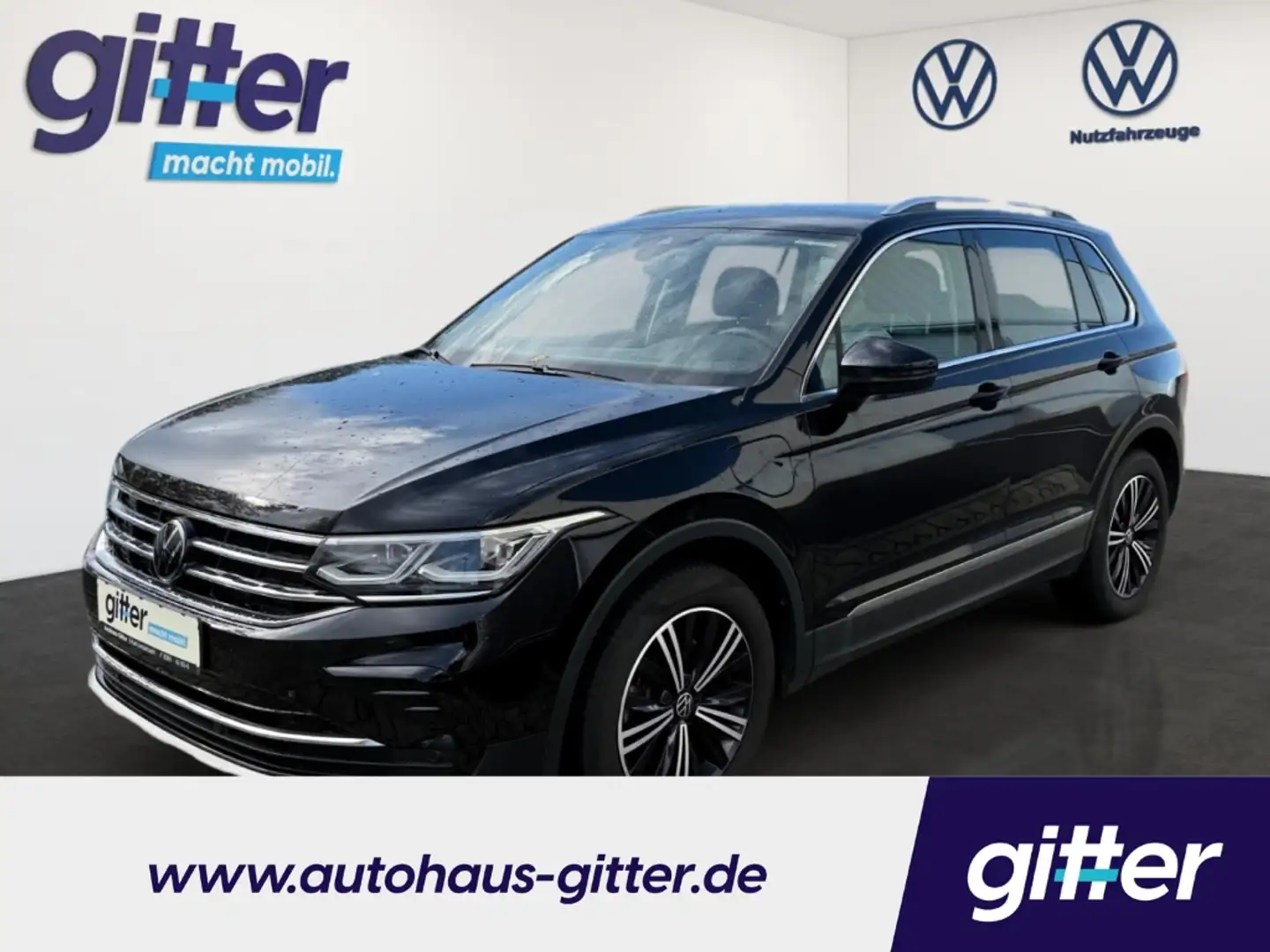 Volkswagen Tiguan Elegance PLUG-IN MATRIX AHK R.CAM NAVI MASSAGE Noir - 1