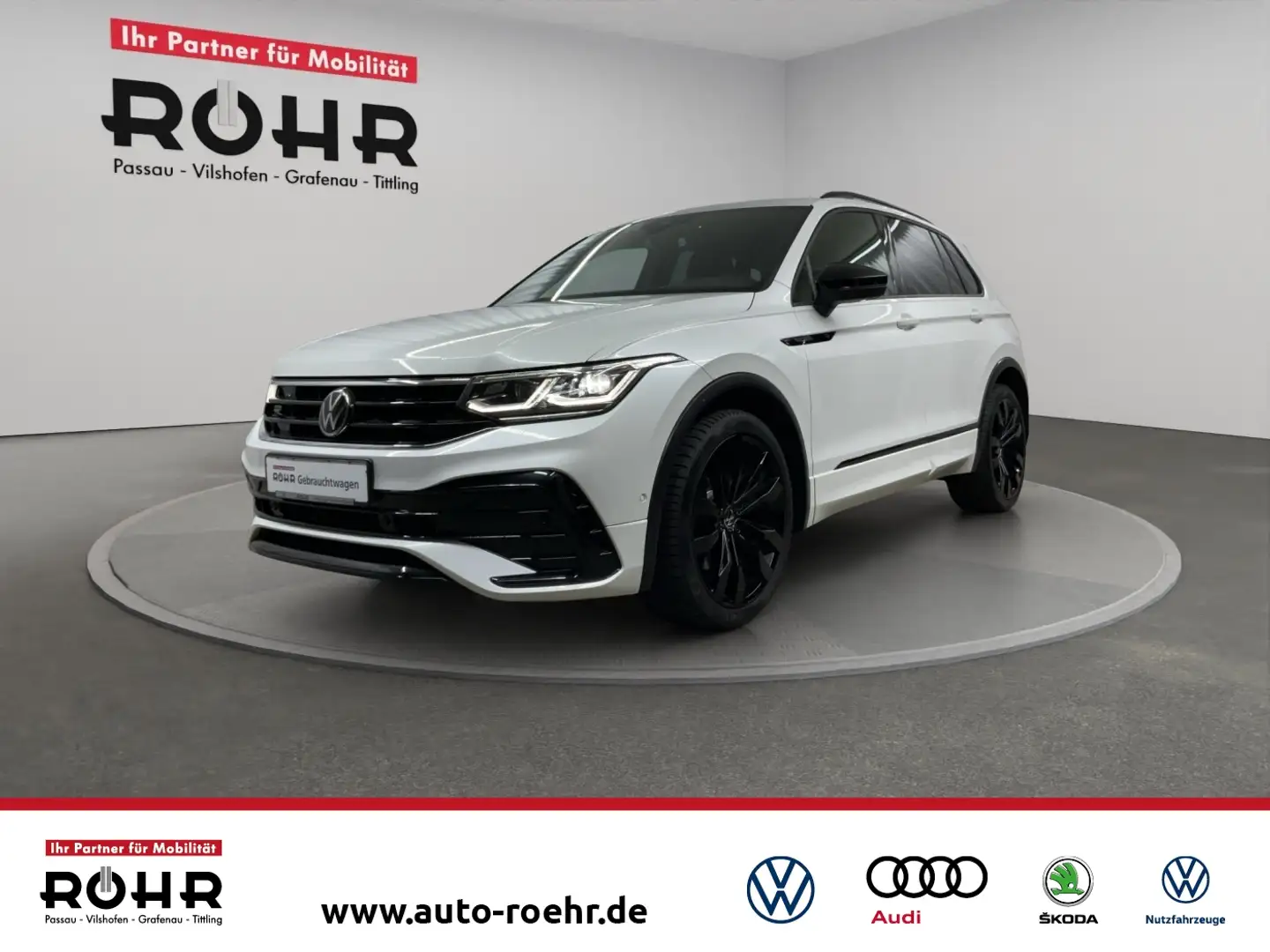 Volkswagen Tiguan R-Line (Navi.LED.PDC) 2.0 TDI 4M DSG Blanc - 1