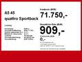 Audi A5 45 quattro Sportback S-Line 360 Leder Business Grau - thumbnail 4