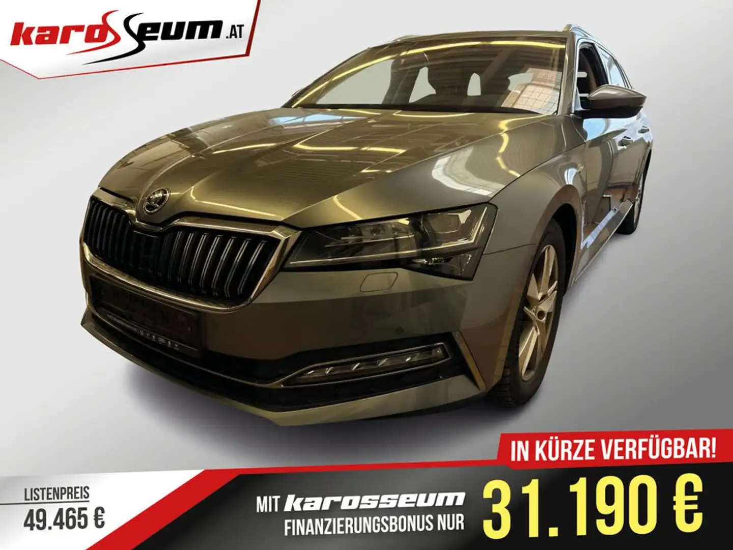 Skoda Superb Combi L+K Aut | TOP GEPFLEGT | Leder Grau - 1