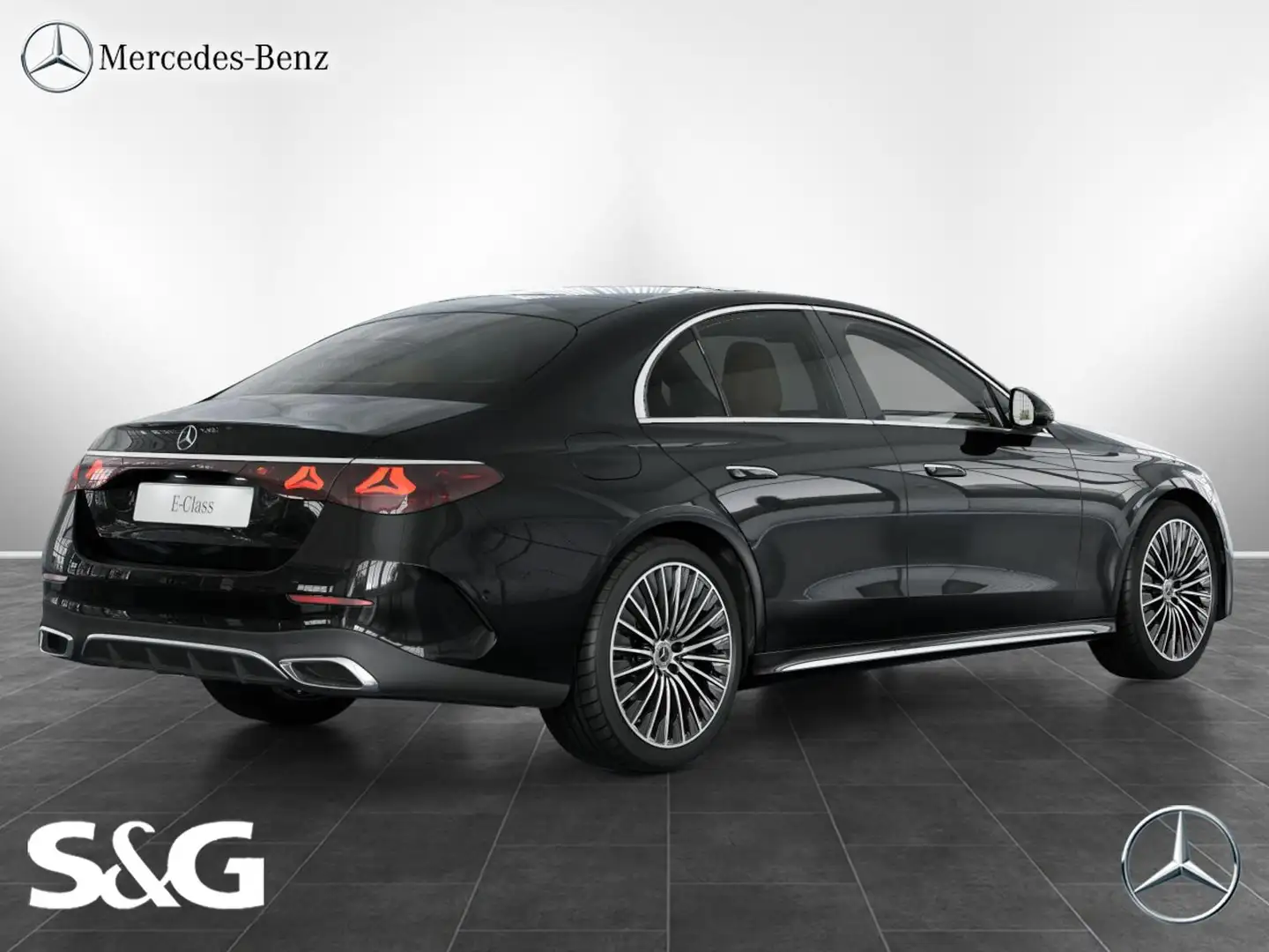 Mercedes-Benz E 220 d 4M AMG MBUX+360°+DIG-LED+Pano+Standhzg+ Noir - 2