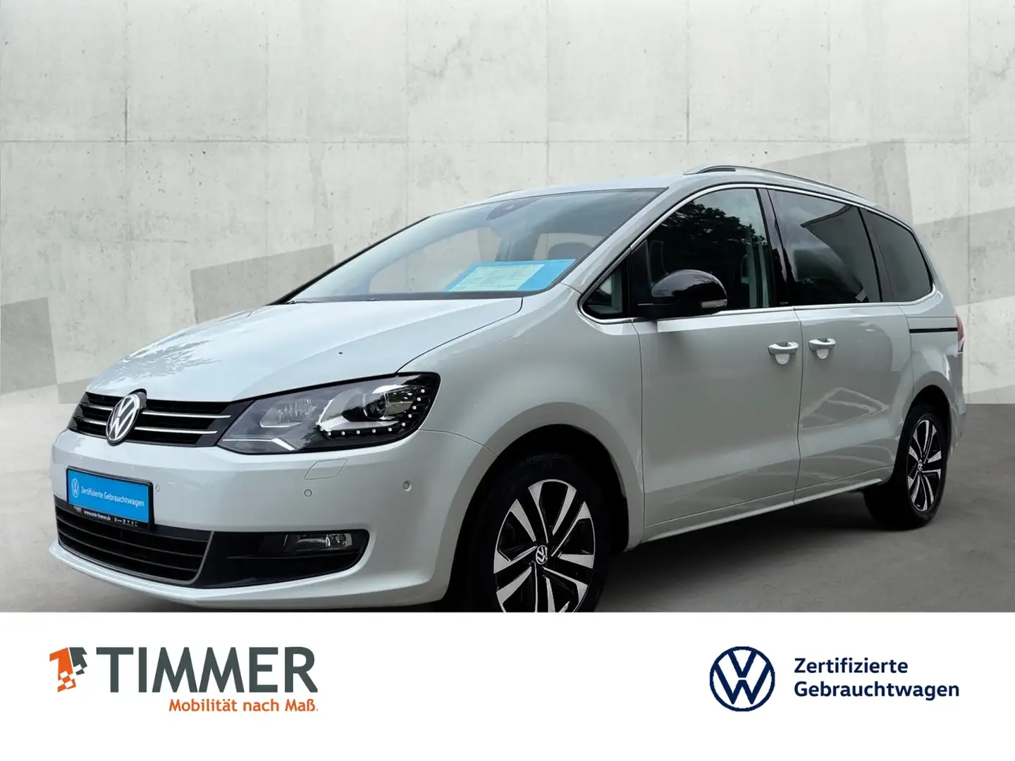 Volkswagen Sharan 1.4 TSI DSG IQ.DRIVE *AHK *XENON *ACC *SHZ *NAVI Weiß - 1