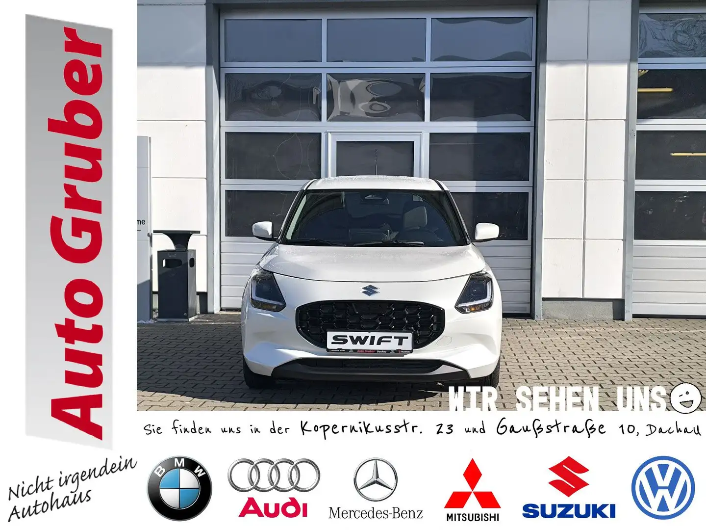 Suzuki Swift 1.2 HYBRID MT Comfort Sthz*Navi*Spur*Abst Weiß - 1