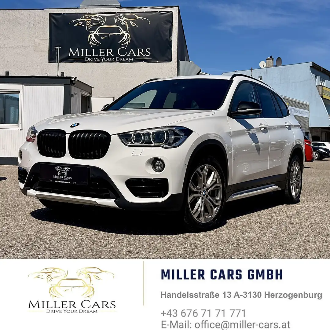 BMW X1 xDrive 20d Sport Line Aut.*Erstbesitz*Servicege... Weiß - 1