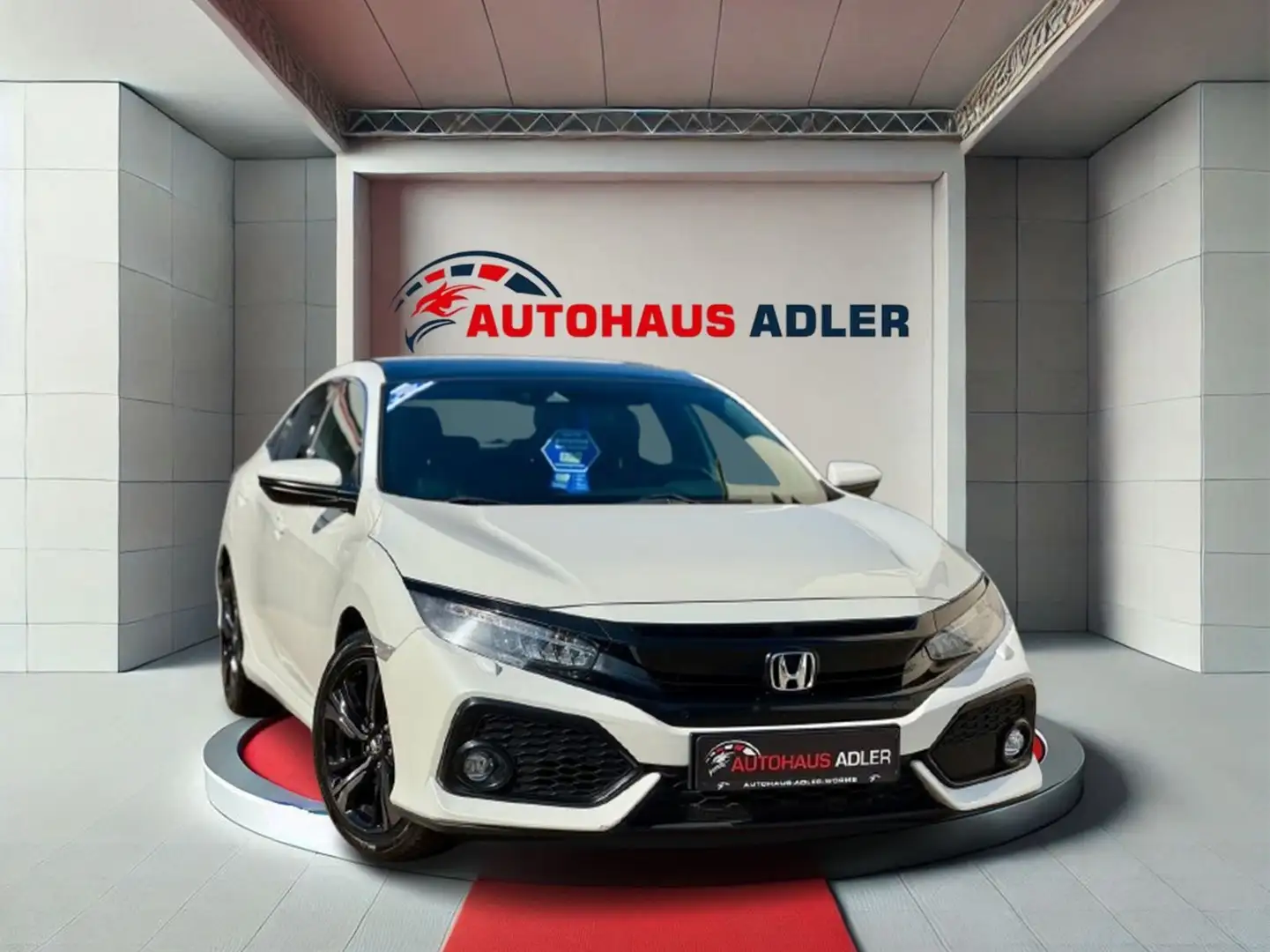 Honda Civic CIVIC 1.0 5DR*AUTOM*ACC*PDC*KAMERA* LED*NAV*PANO Weiß - 1