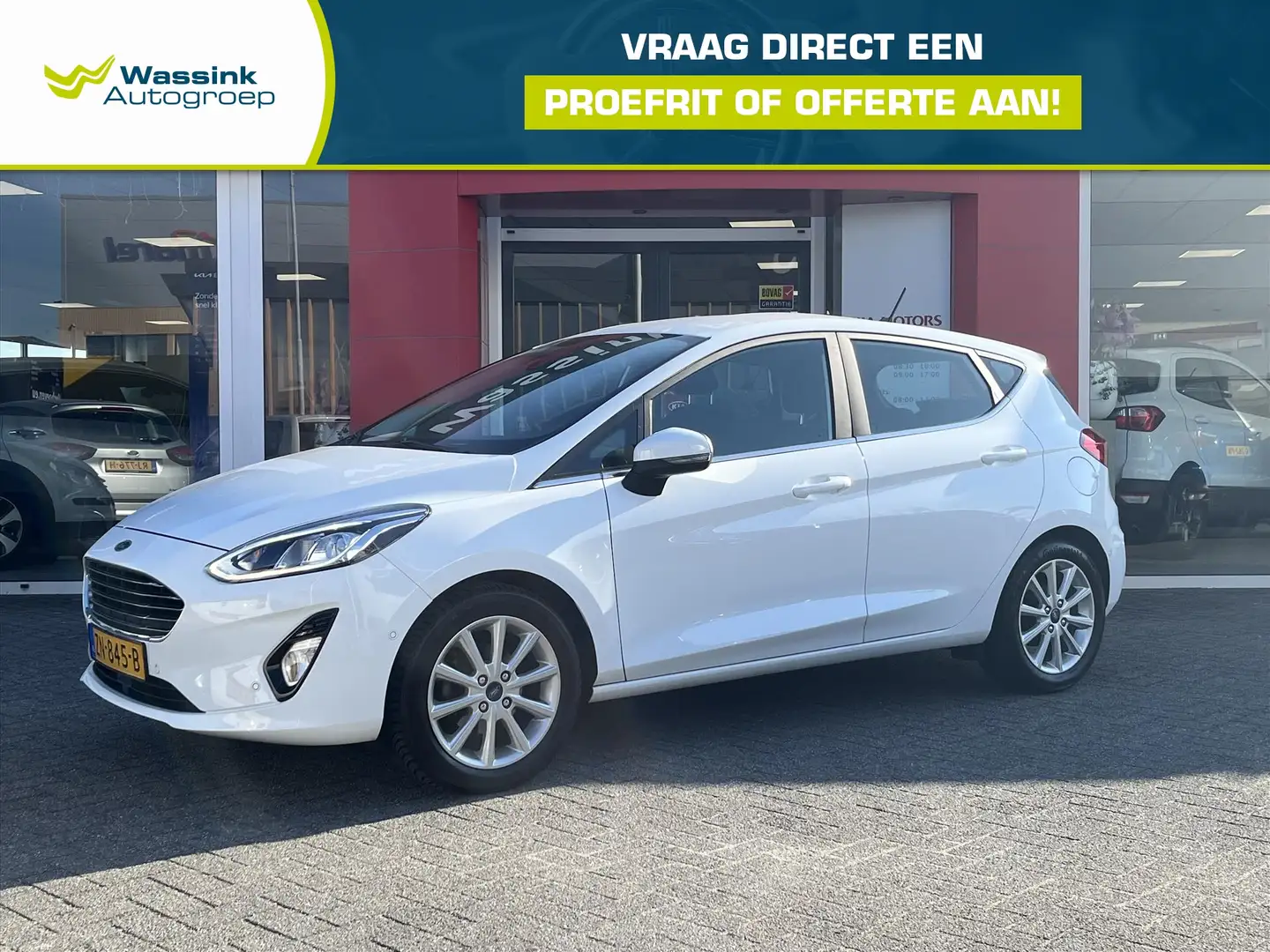 Ford Fiesta 1.0 EcoBoost 100pk 5dr Titanium | Apple carplay/An Wit - 1