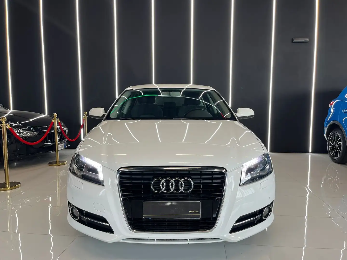 Audi A3 Sportback 2.0 tdi Ambition OK NEOPATENTATI Bianco - 2
