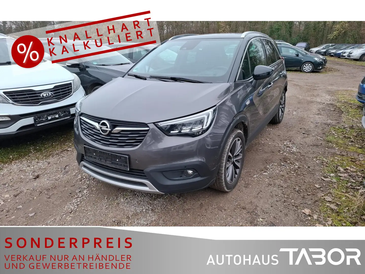 Opel Crossland X X 1.5 D 120 Aut. Ultimate LM LED HUD Gris - 1
