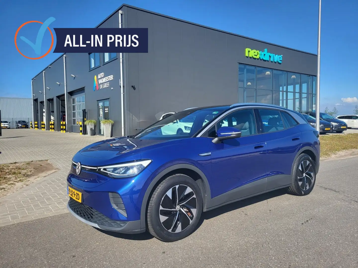 Volkswagen ID.4 Life 77 kWh stoel & stuurverwarming Bleu - 1