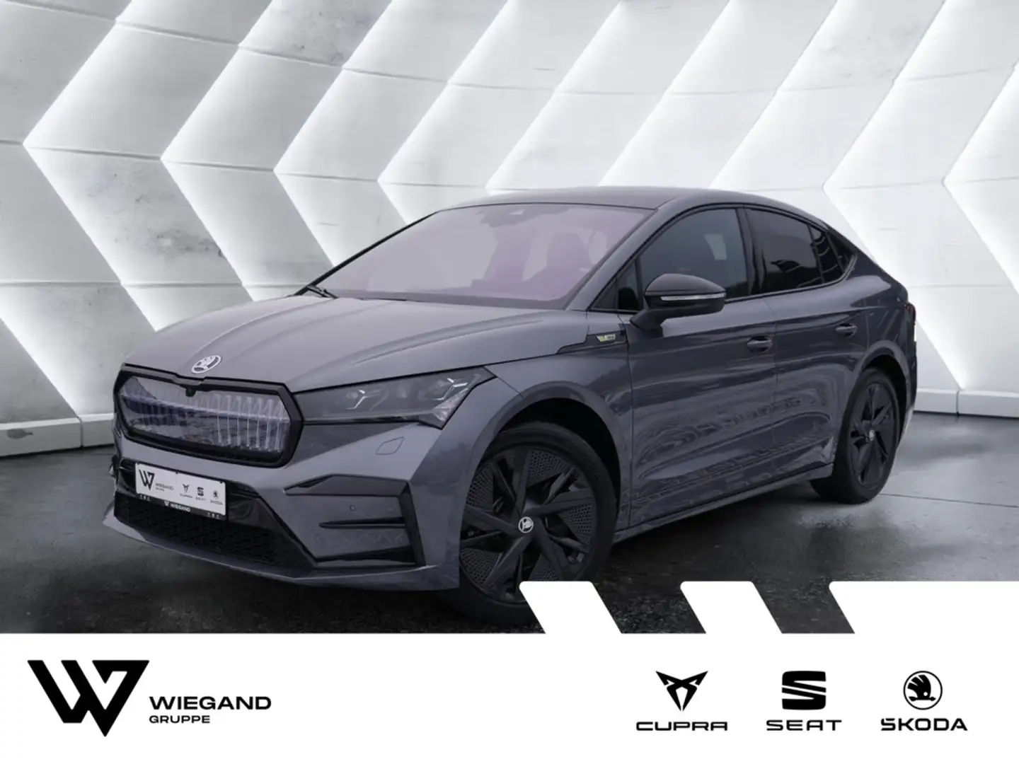 Skoda Enyaq Coupé RS Lounge HUD PANO MATRIX-LED AHK Grau - 1