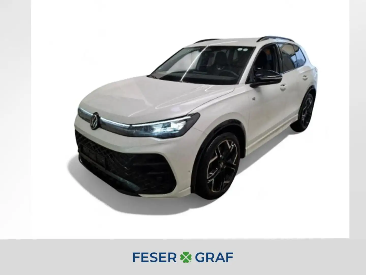 Volkswagen Tiguan 2.0 TDI R-Line DSG/LED/Area View/Sitz.-Lenkradhzg. Weiß - 1