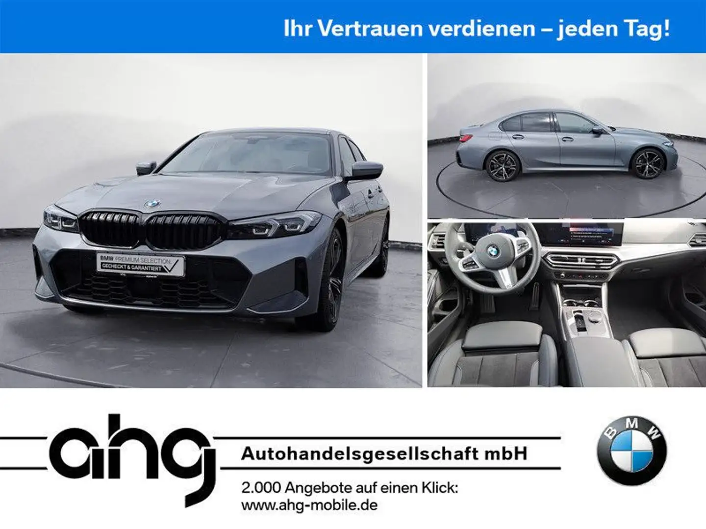 BMW 318 i Automatik M Sport DrivingPro,Rückfahrkamera Сірий - 1