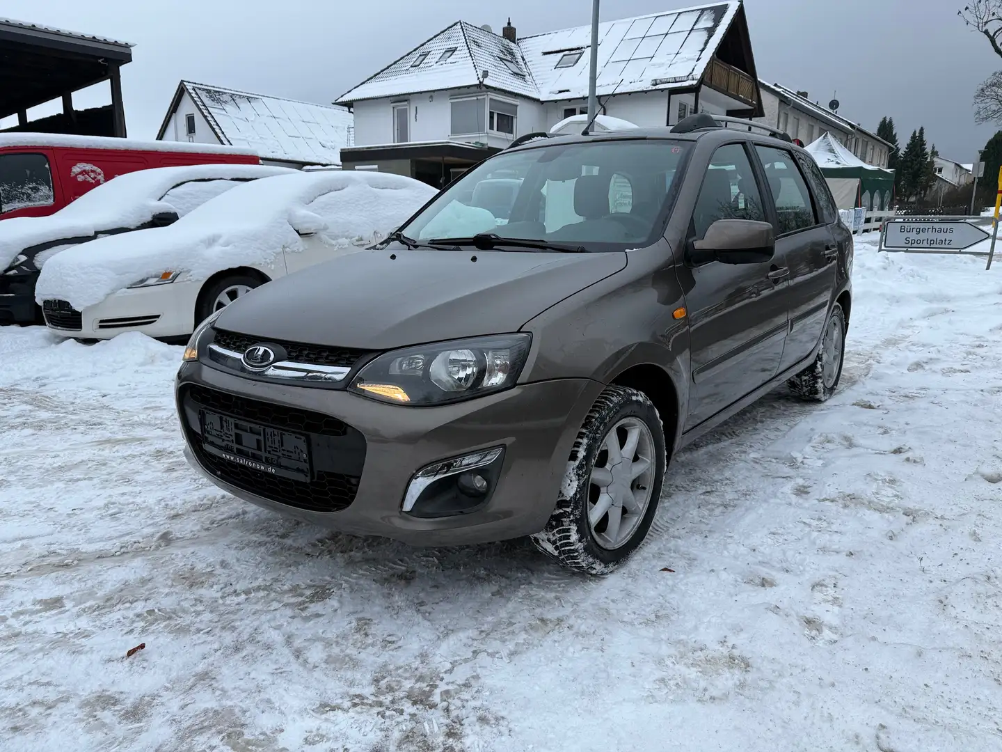 Lada Kalina 1.6 HU AU Juni 2027 aus 1.Hand Sitzheizung Klima Braun - 1