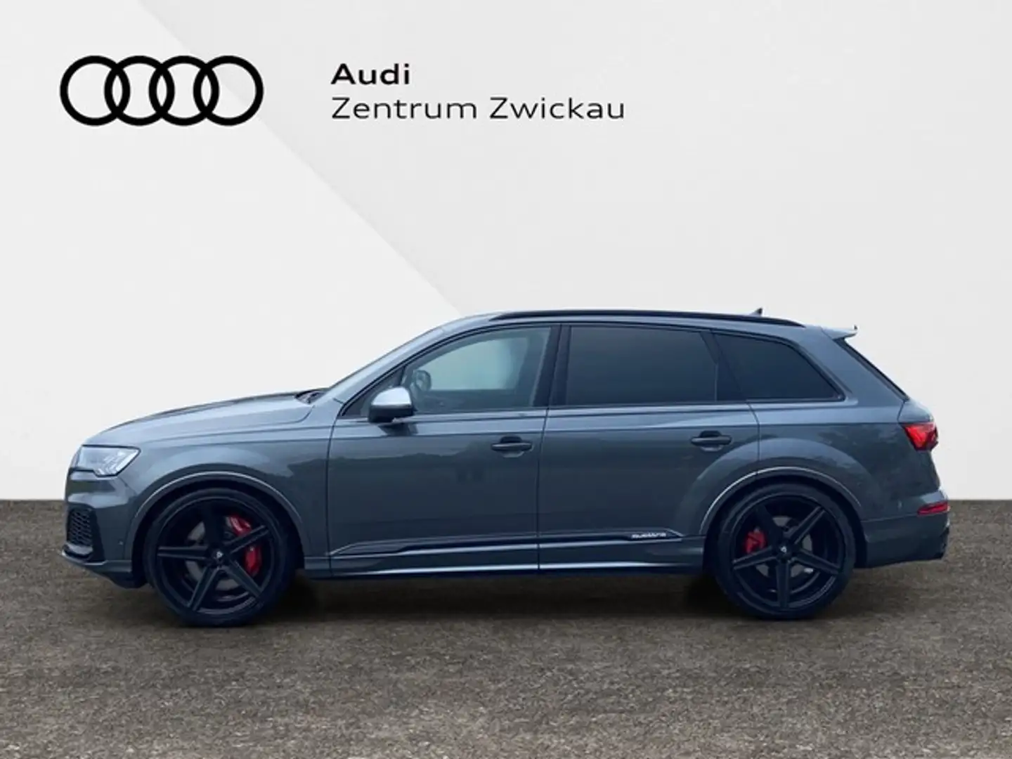 Audi SQ7 4.0TFSI quattro Matrix LED Scheinwerfer, Navi Gris - 2