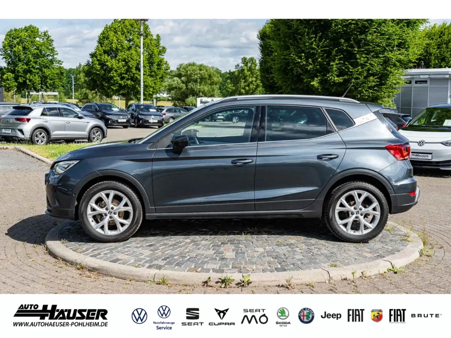 SEAT Arona FR 1.5 TSI DSG AHK BEATS NAVI KAMERA PARK ACC LED Grijs - 2