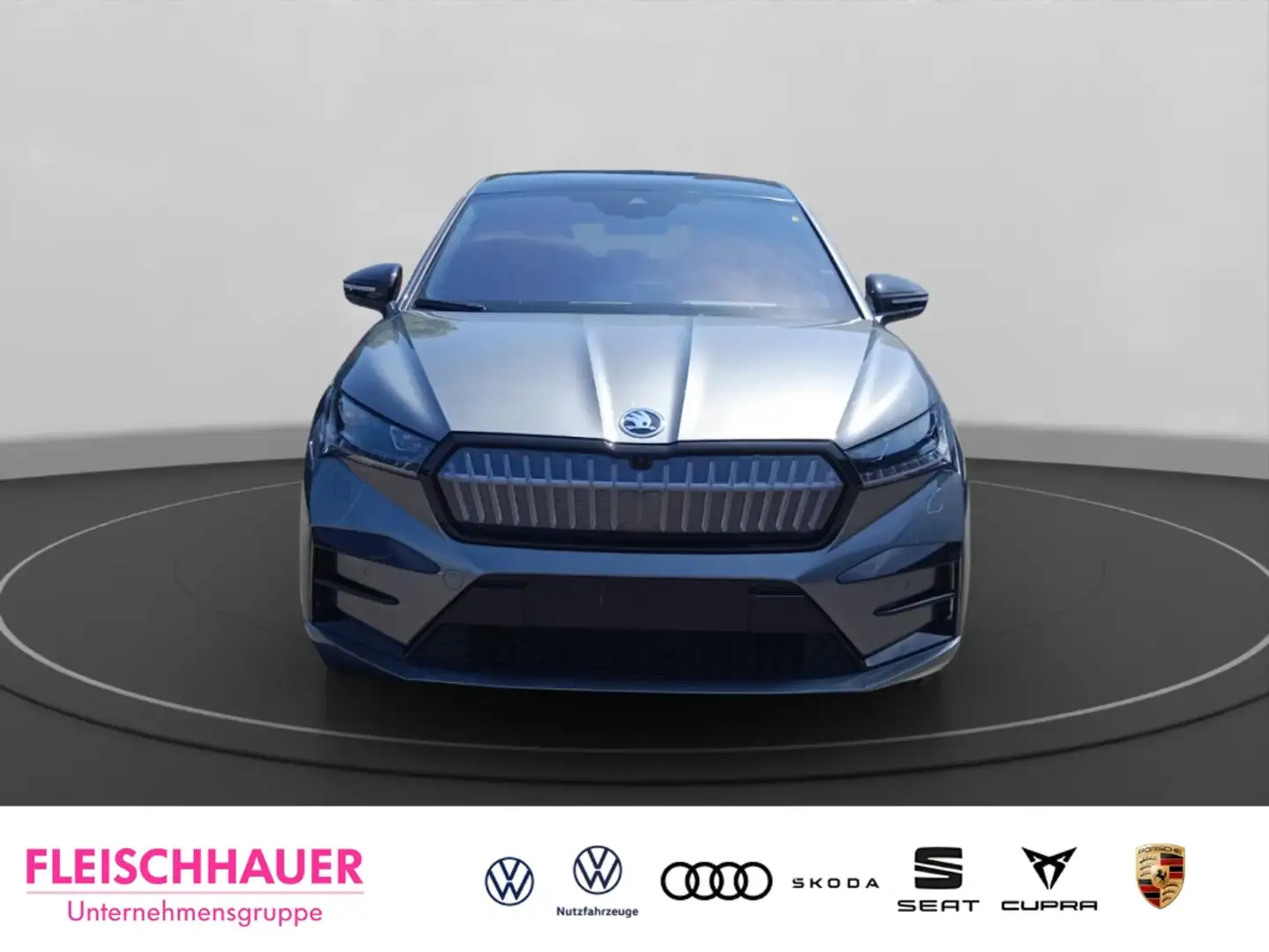 Skoda Enyaq Suite Coupe RS 82 kWh LED HUD AHK Leder 360 Kamera Grau - 2