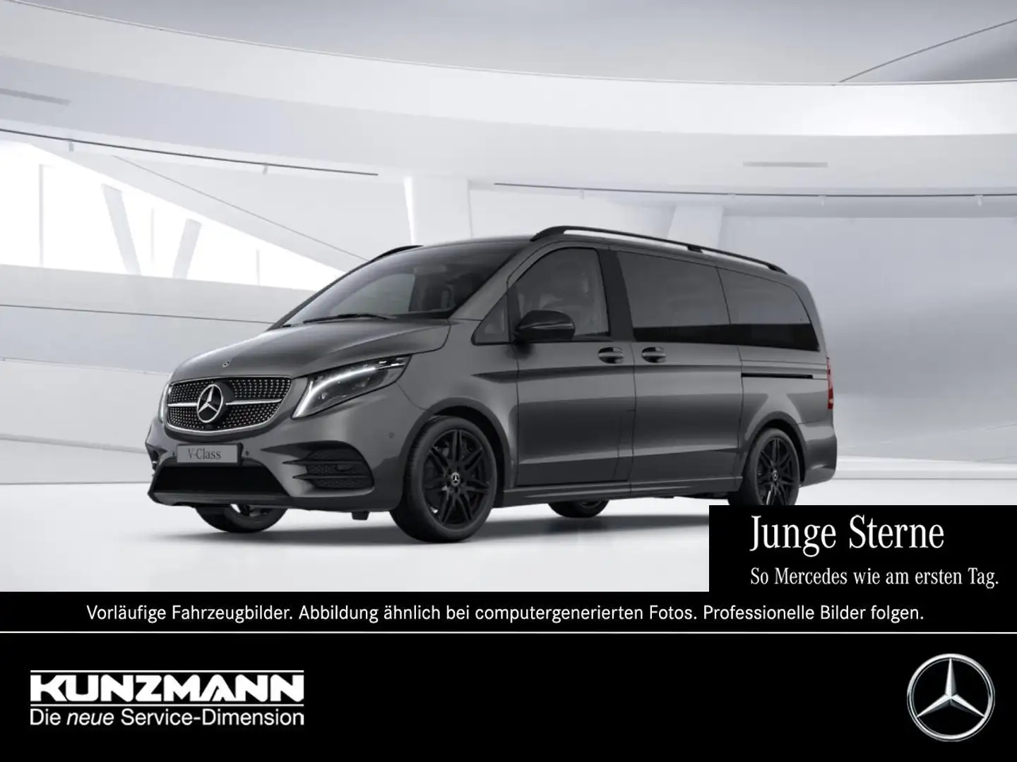 Mercedes-Benz V 300 d 4M EDITION lang AMG Night AHK Distronic Gris - 1