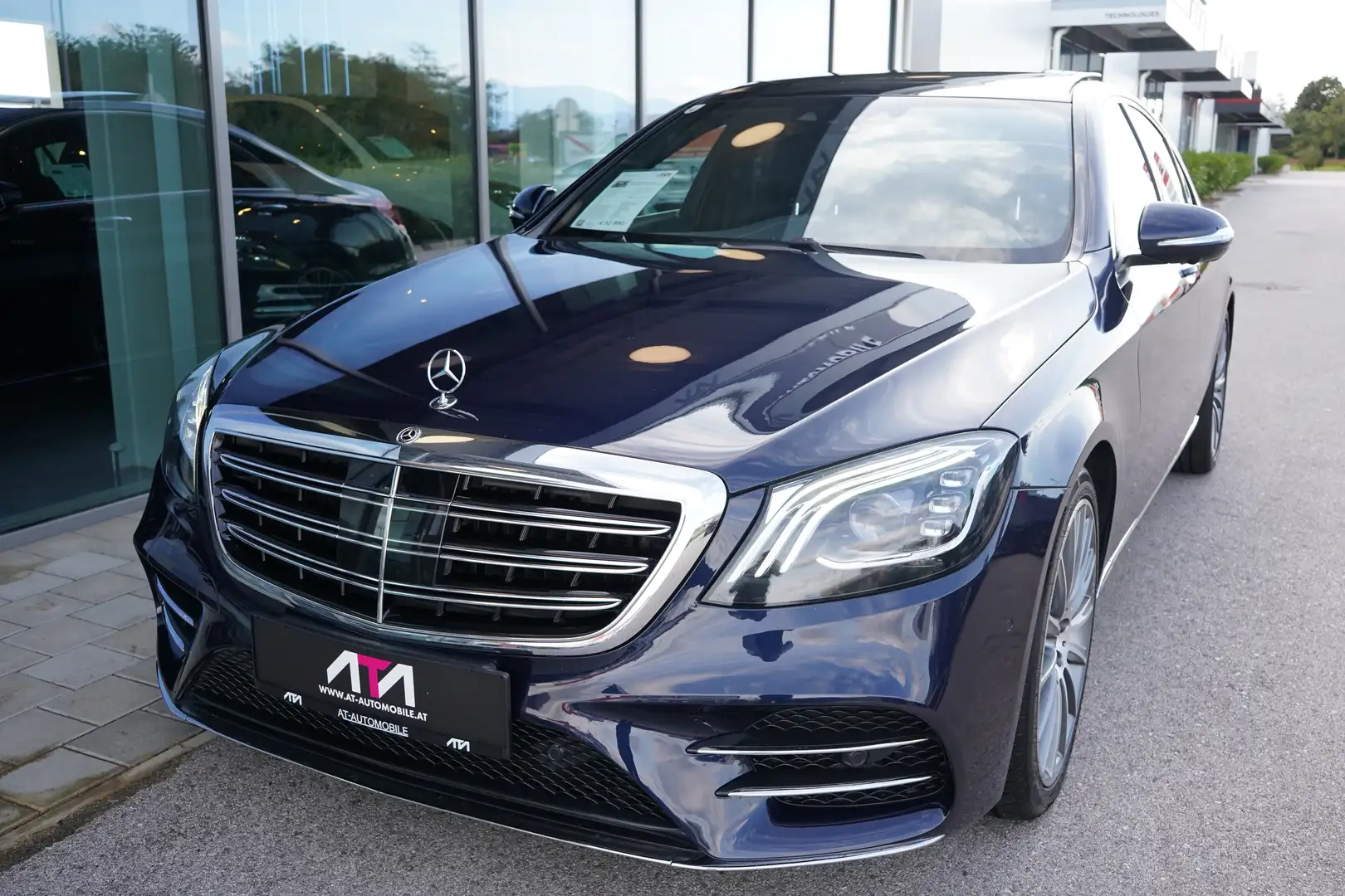 Mercedes-Benz S 350 S 350 d 4Matic AMG-Line/SOFT/P-Dach/ACC Uvm.. Blau - 2