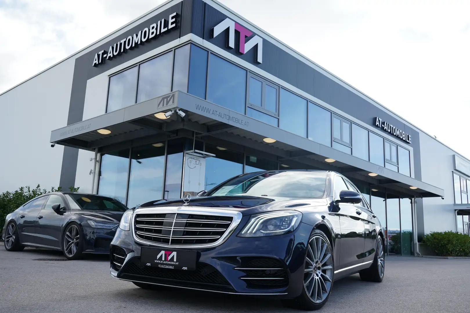 Mercedes-Benz S 350 S 350 d 4Matic AMG-Line/SOFT/P-Dach/ACC Uvm.. Blau - 1