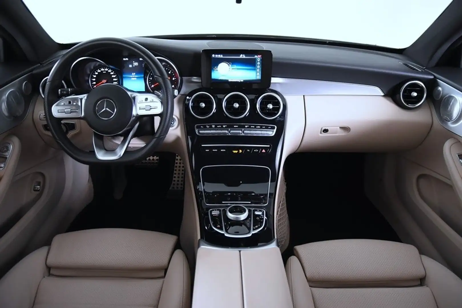 Mercedes-Benz C 220 d Coupe 4-Matic AMG-Line *1.Hand*E-Sitze* Blanco - 2