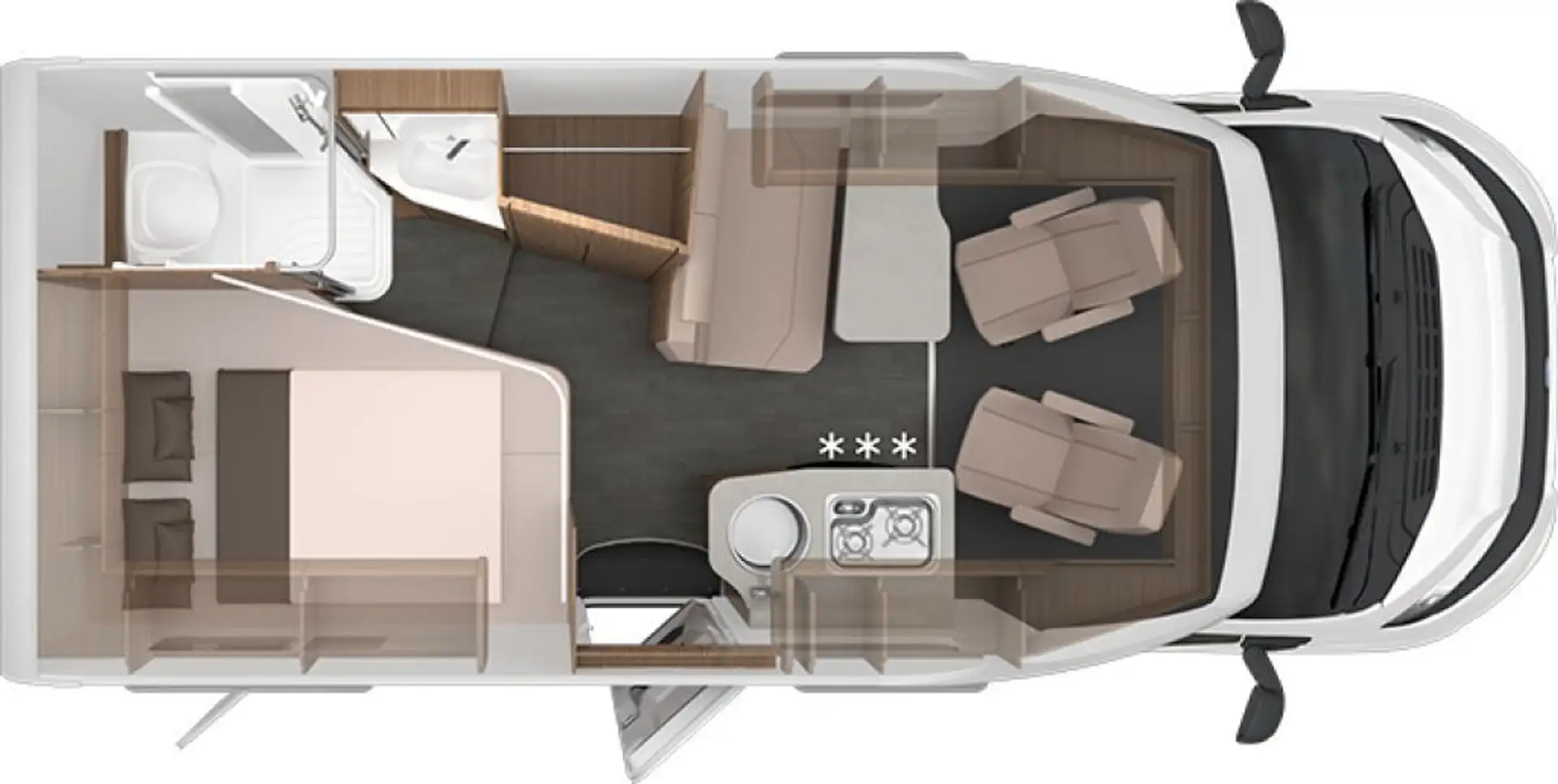 Knaus Van TI 550 MF VANSATION Verfügbar ab Juli 25 Wit - 1