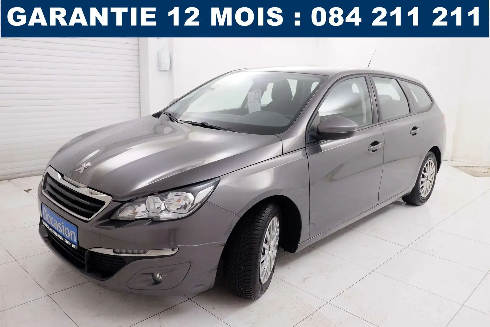 Peugeot 308 1.2i 110 cv # Airco, bluetooth, Cruise # 1er propr Gris - 2