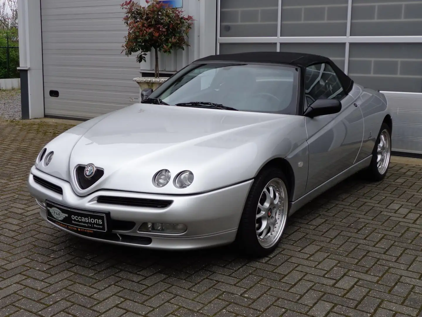 Alfa Romeo Spider 2.0-16V T.Spark Lederen bekleding, Airco, etc,etc Срібний - 1