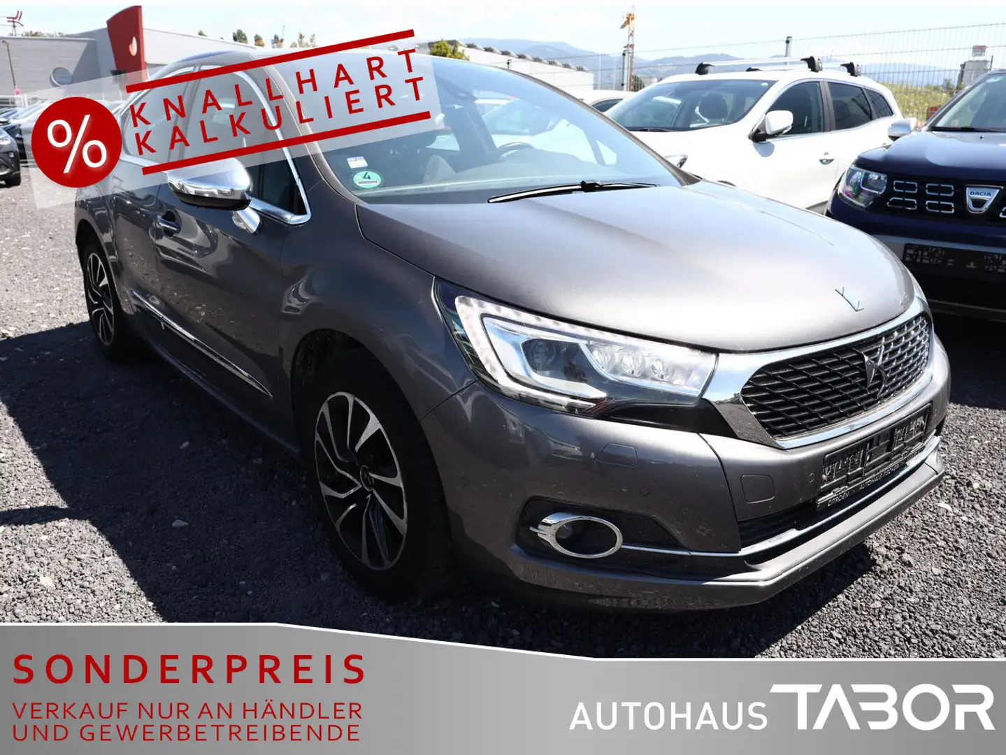 DS Automobiles DS 4 1.2 PT 130 LED Nav Denon SHZ KeyLess 17Z DAB Gris - 2