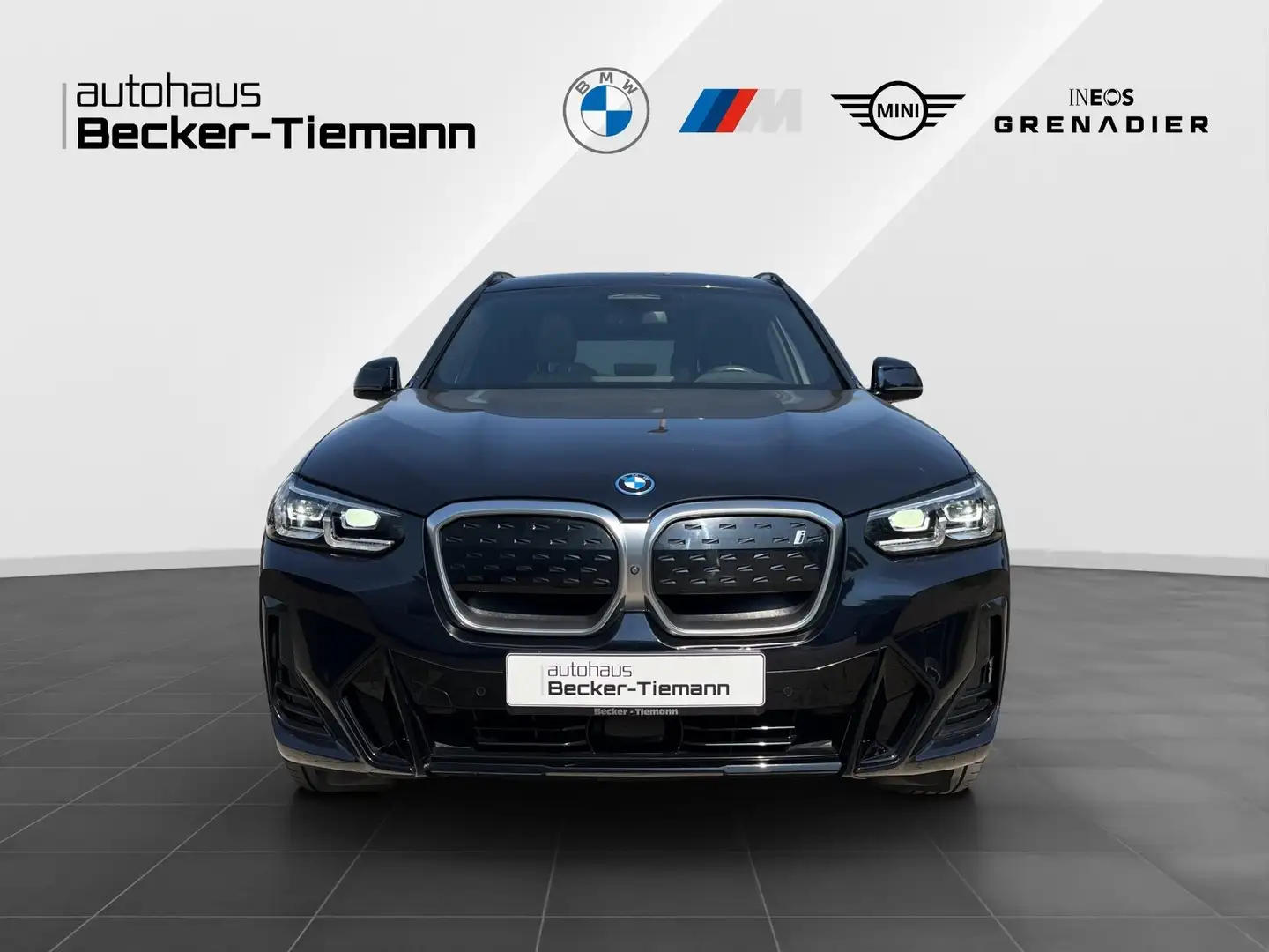 BMW iX3 M Sport Leder HUD HK/HiFi Pano DrivAss Prof. ParkA Zwart - 2