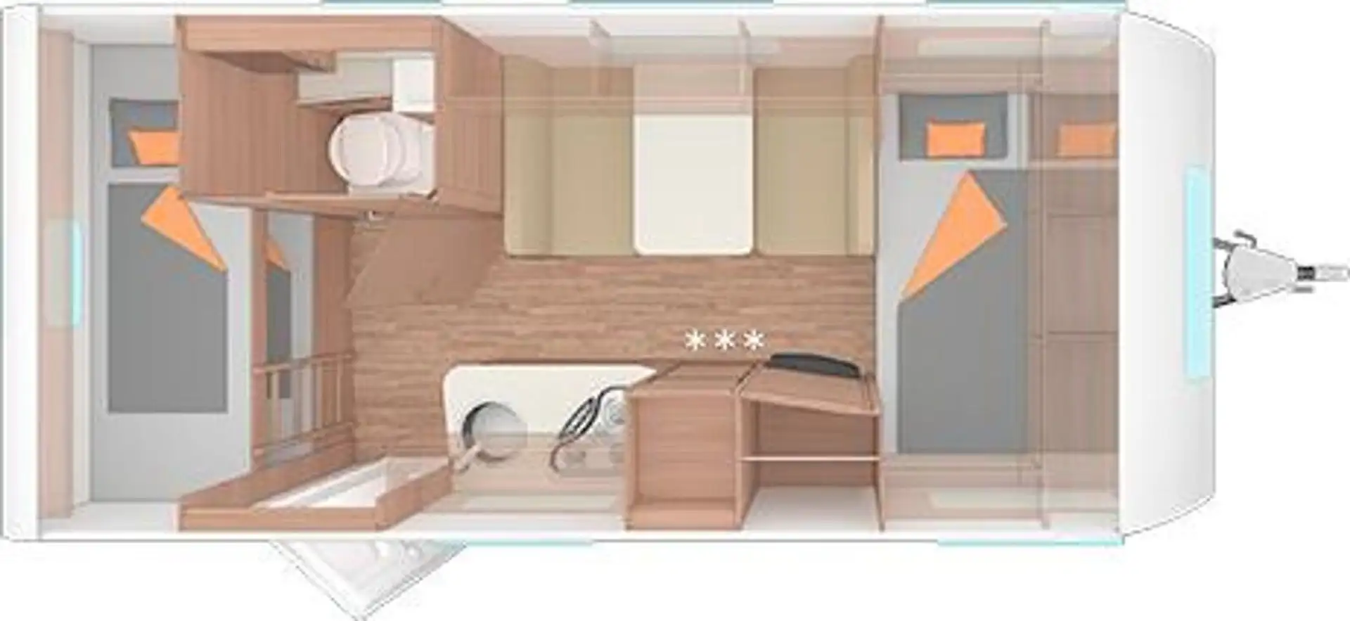 Weinsberg CaraOne 480 QDK Weiß - 2