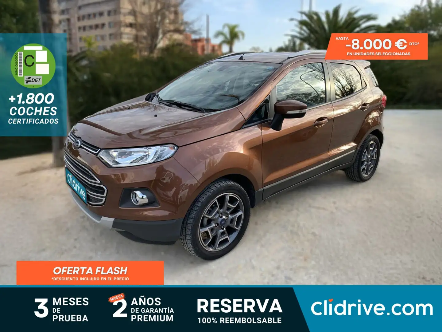 Ford EcoSport 1.0 EcoBoost Titanium S 125 Marrón - 1
