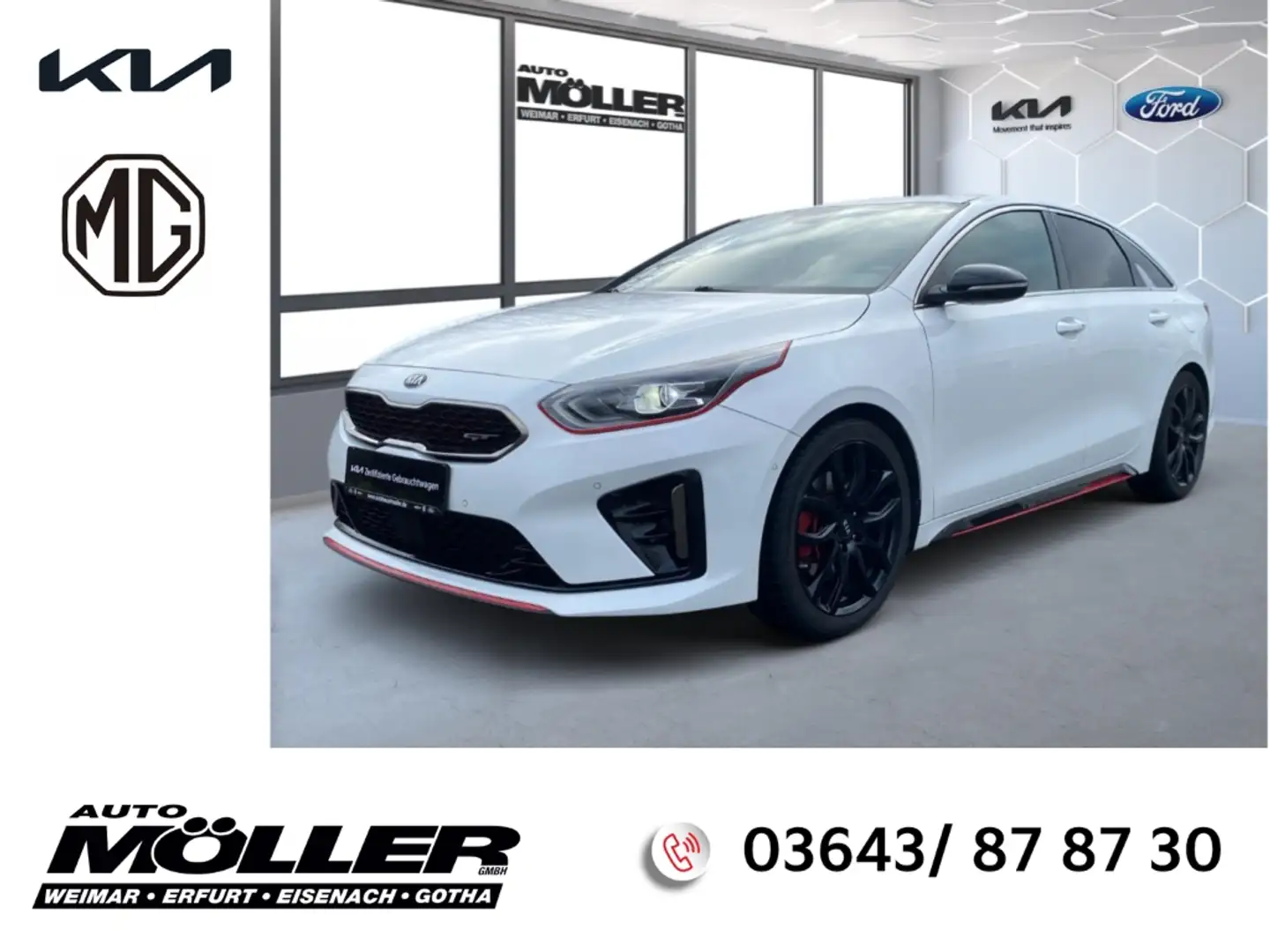 Kia ProCeed / pro_cee'd GT 1.6T Navi Komfort JBL Kamera Memory  LED Weiß - 1