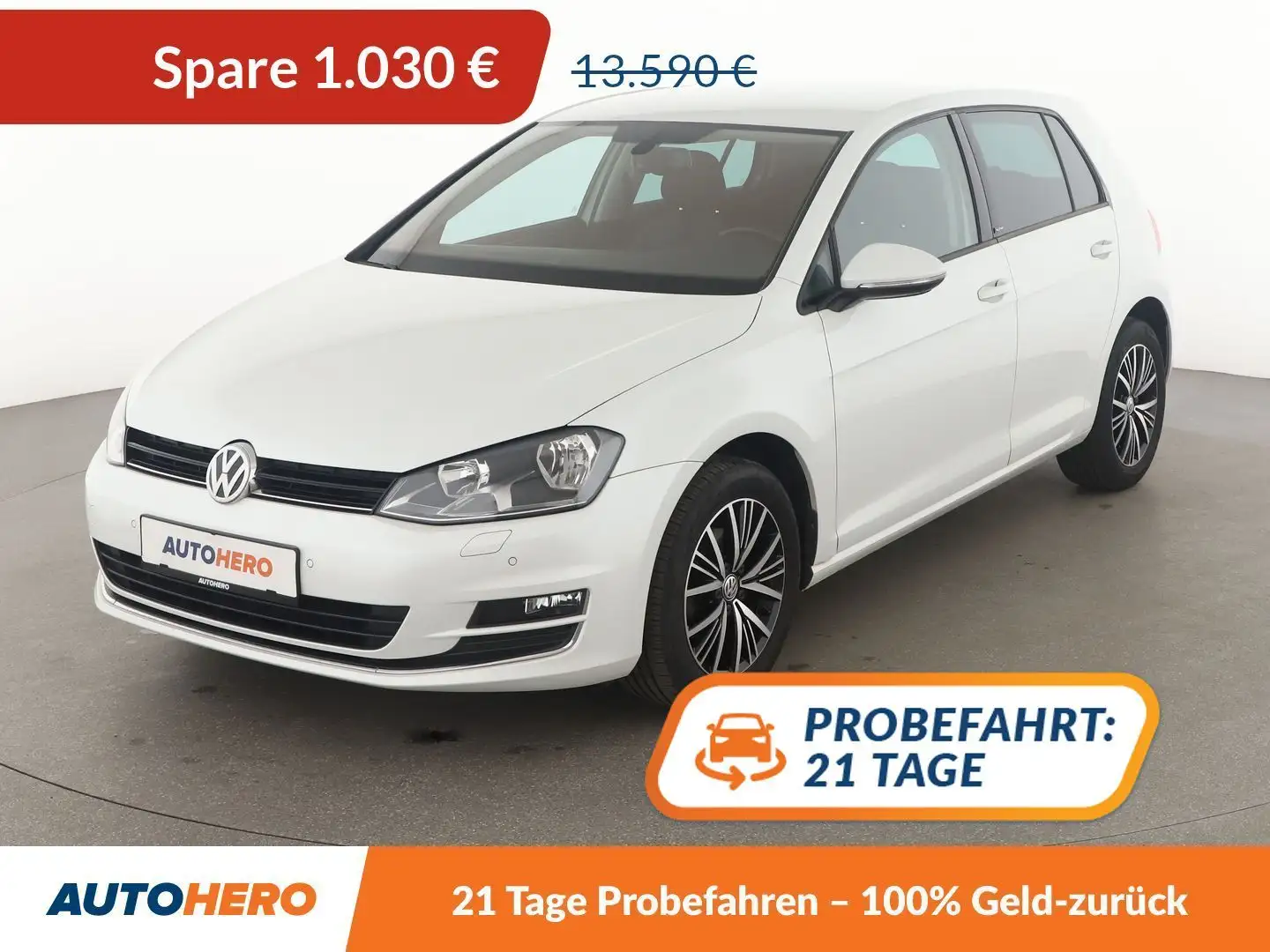 Volkswagen Golf 1.2 TSI Allstar BMT*PDC*SHZ*KLIMA*TEMPO* Weiß - 1