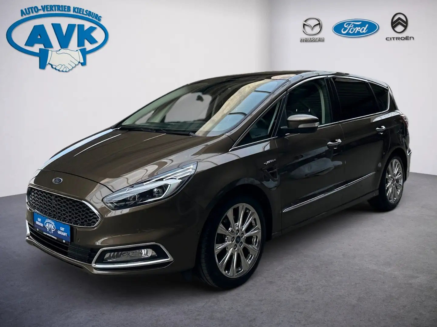 Ford S-Max Vignale als 7 Sitzer, AHK, Navi Marrón - 2
