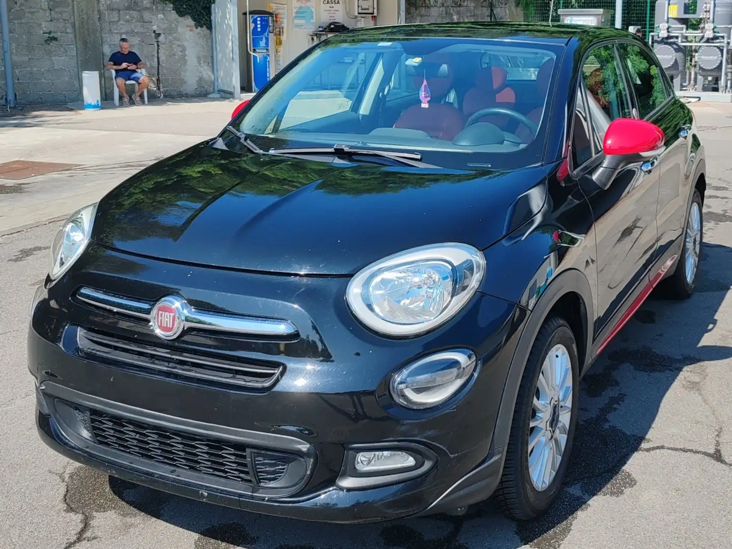 Fiat 500X Fiat 500X 1.6 GPL – Tetto apribile - Rosso Amore Czarny - 1