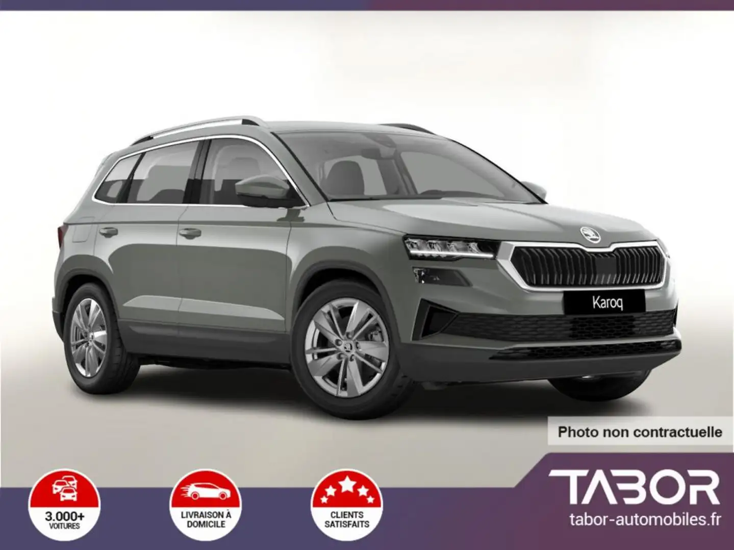 Skoda Karoq TDI 150 DSG Selec GPS LED WinterP Gris - 1