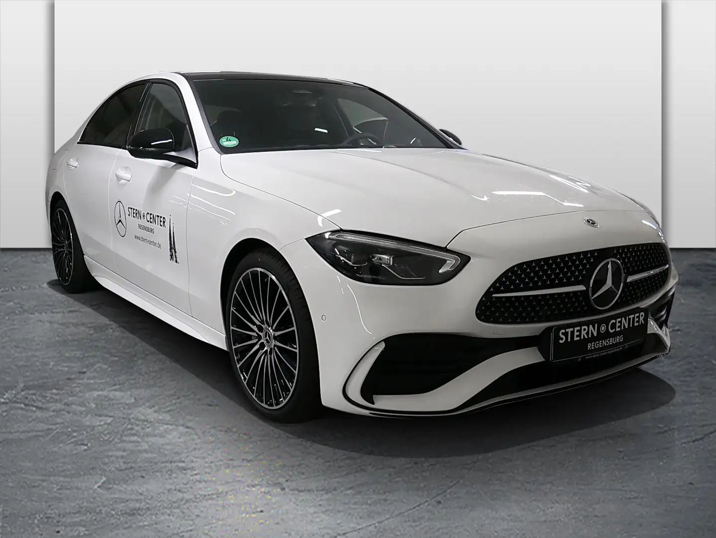 Mercedes-Benz C 180 LED AMG MBUX SHD Perf-AGA 360 Night Cam Blanco - 2