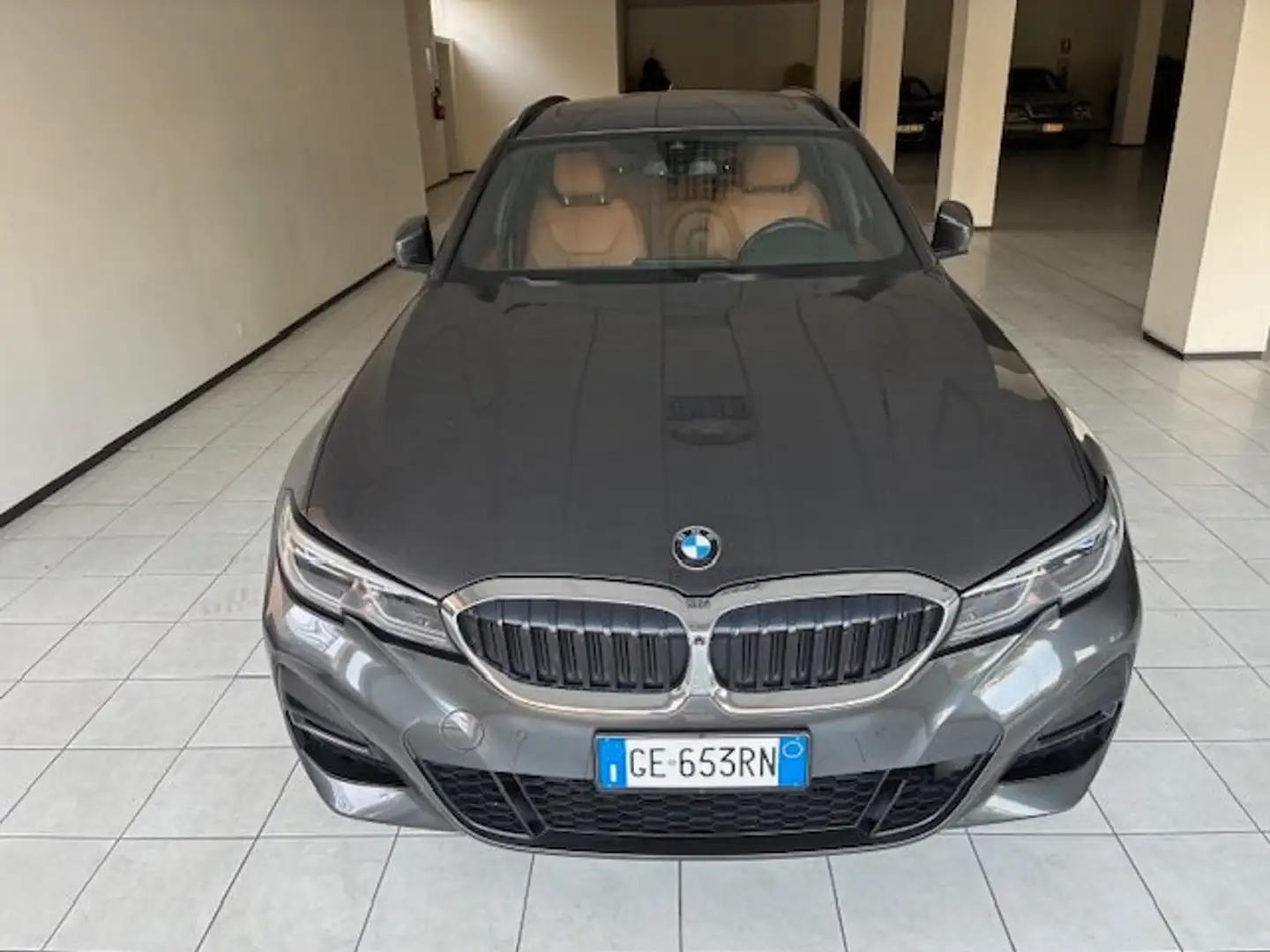 BMW 320 320d Touring Msport auto Grigio - 1