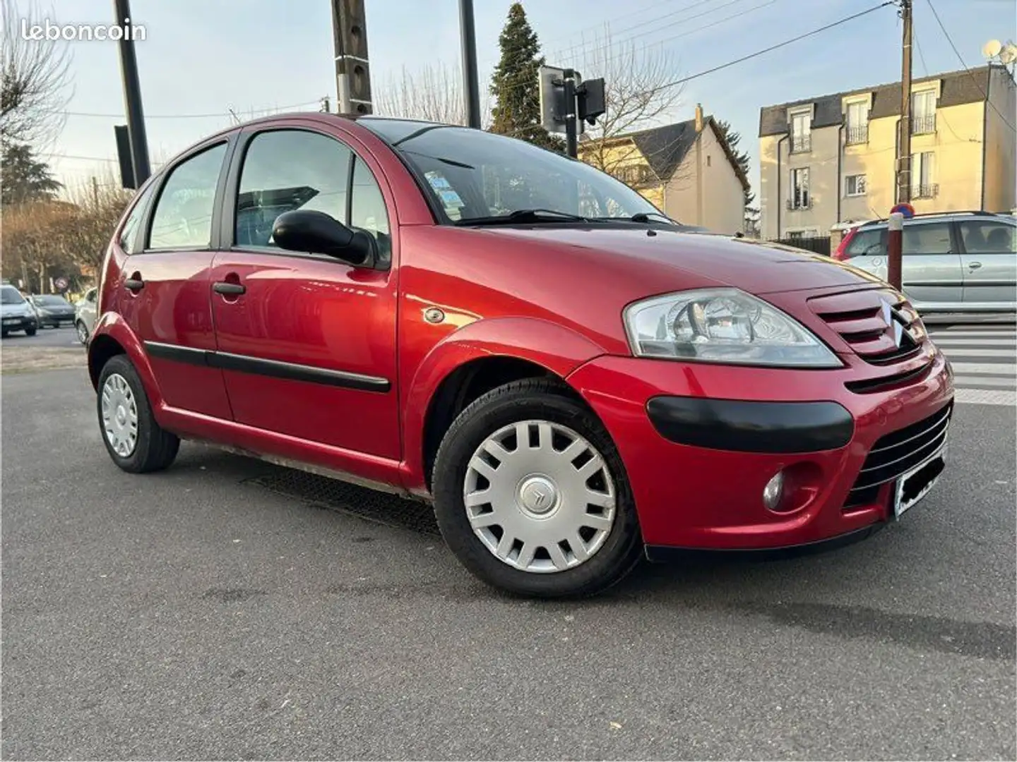 Citroen C3 Citroën 1.4L HDI 70CV Rouge - 2