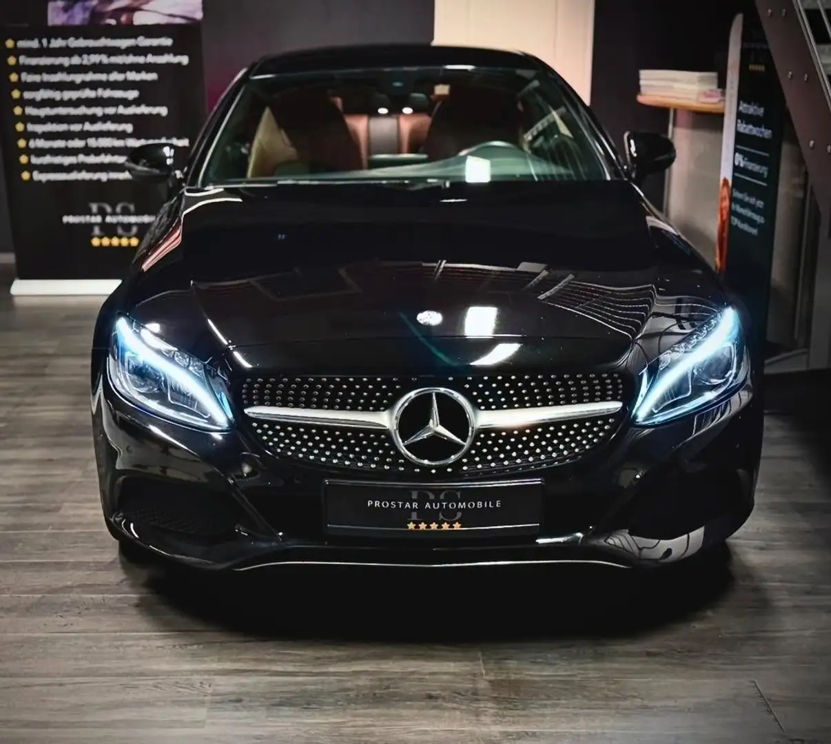 Mercedes-Benz C 220 C220d Coupe *Edition 1*AMG*Navi*LED*Alcantara* Schwarz - 2